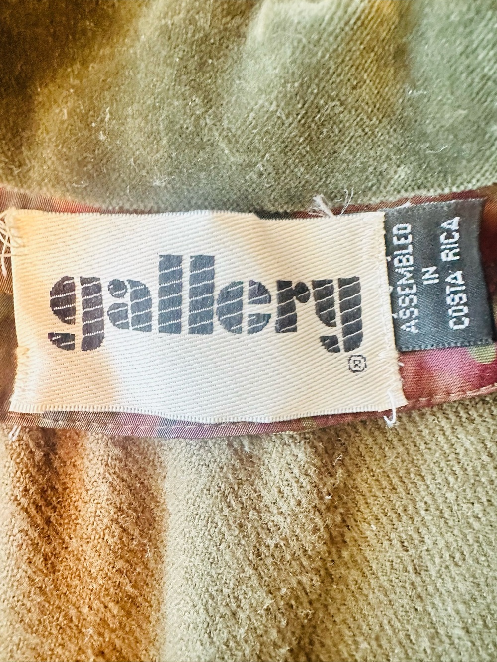 VTG Gallery Jacquard Floral Paisley Print Lined Trench Coat w/Pockets size 10 - Picture 5 of 16